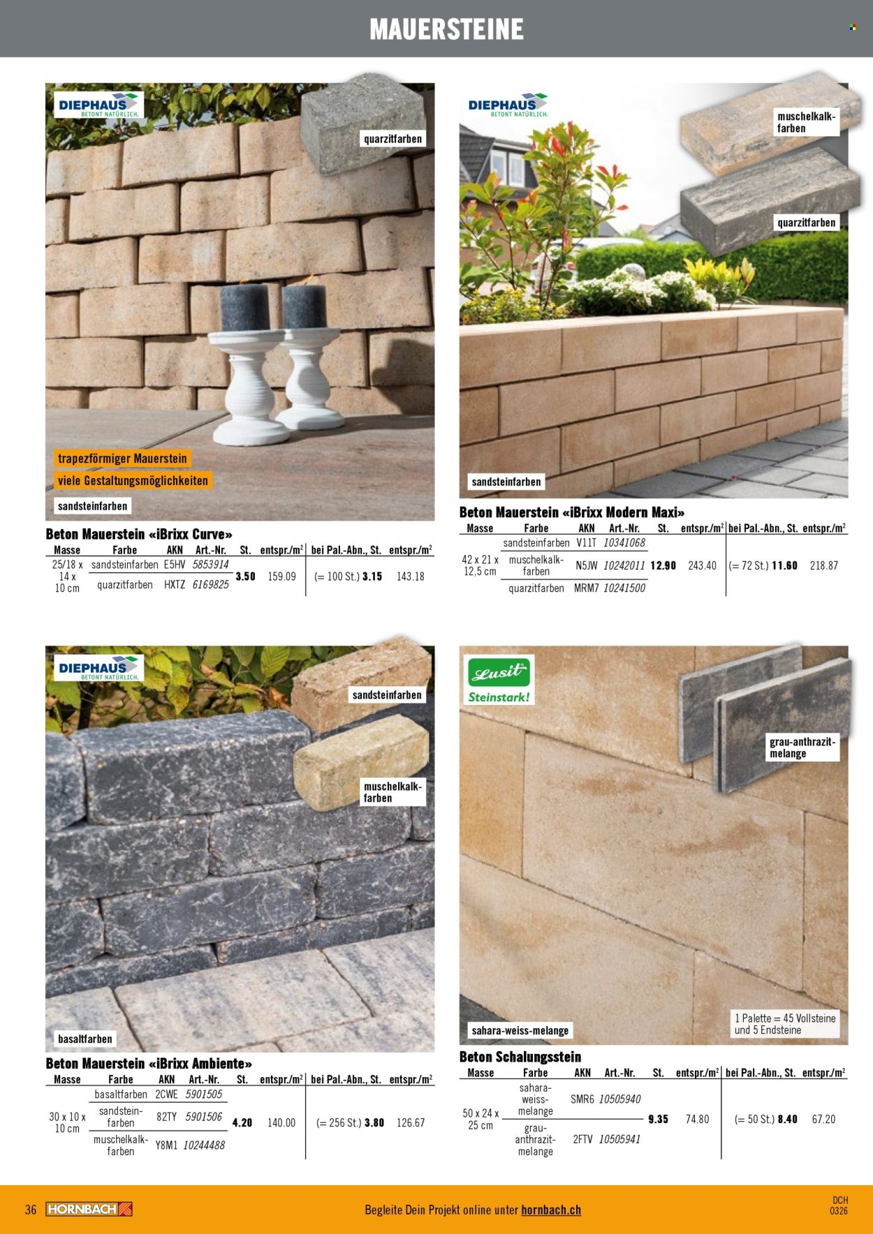 Prospekt Hornbach. Seite 36