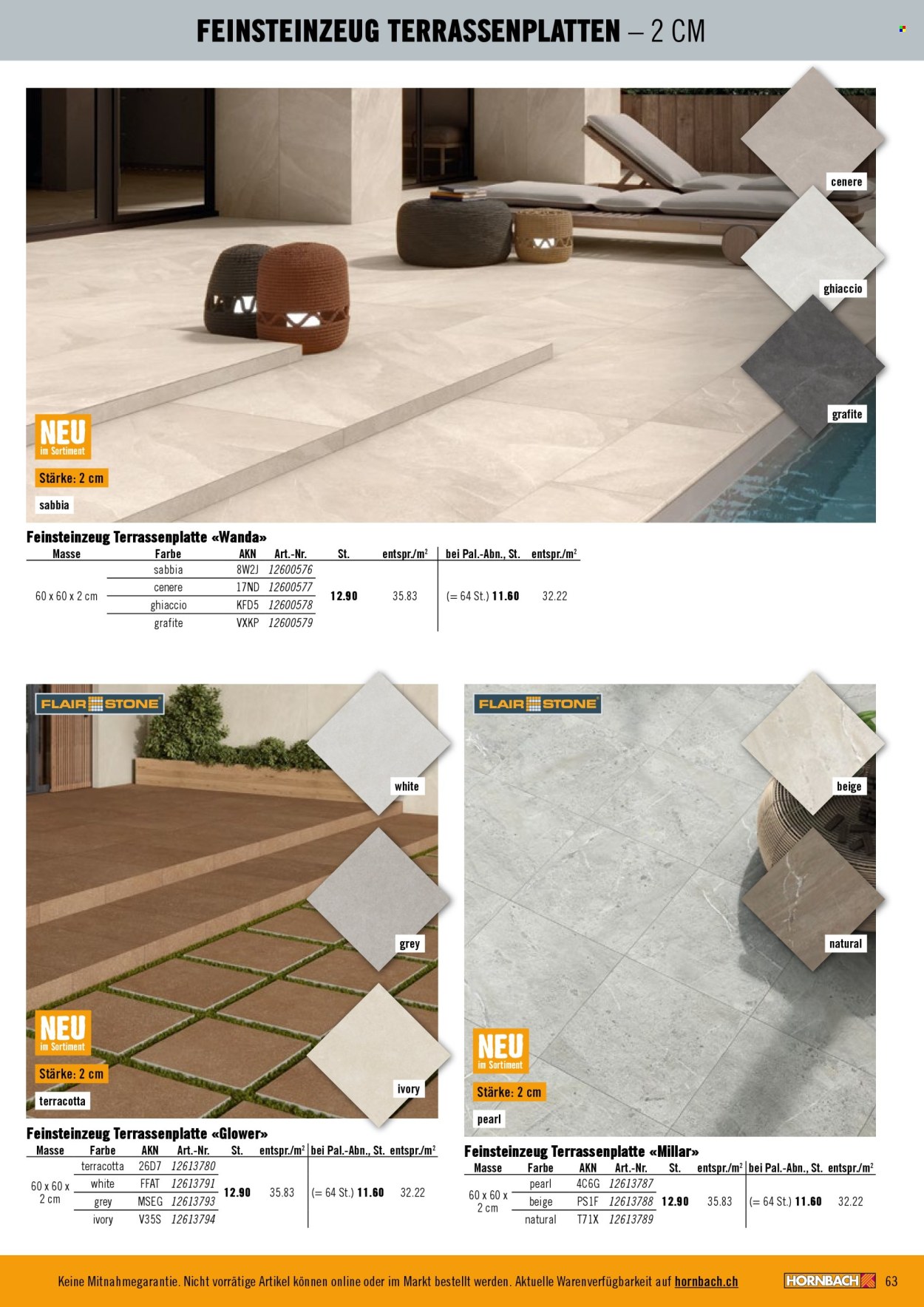 Prospekt Hornbach. Seite 63