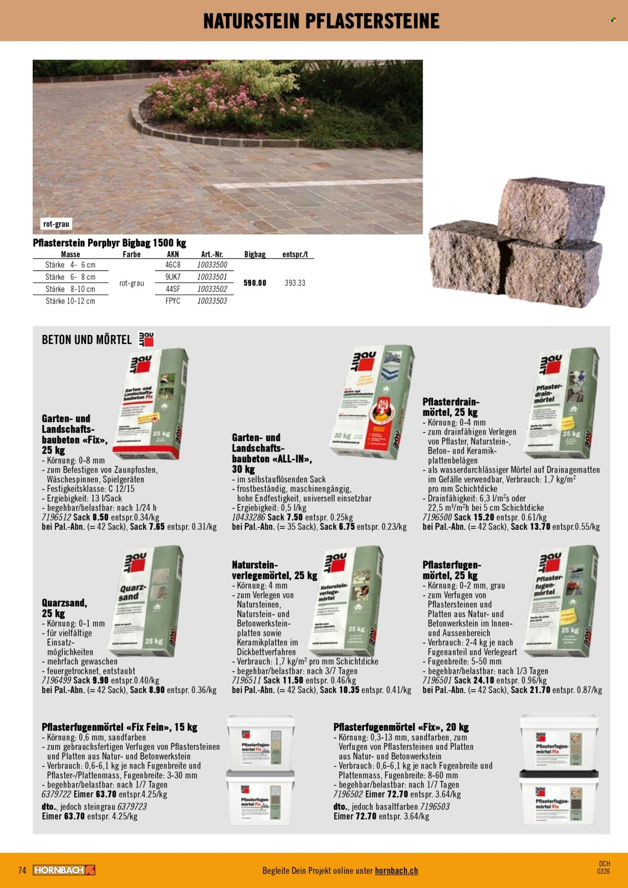 Prospekt Hornbach. Seite 74