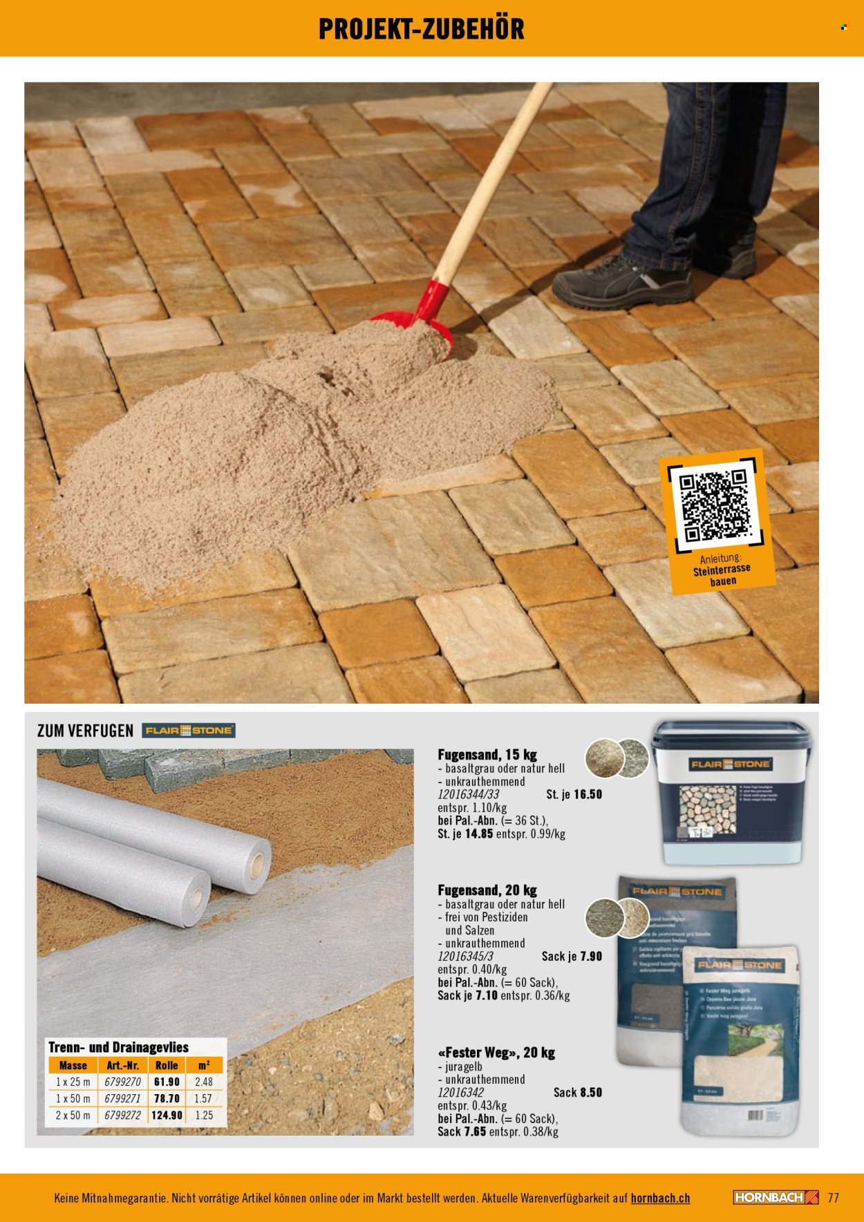 Prospekt Hornbach. Seite 77