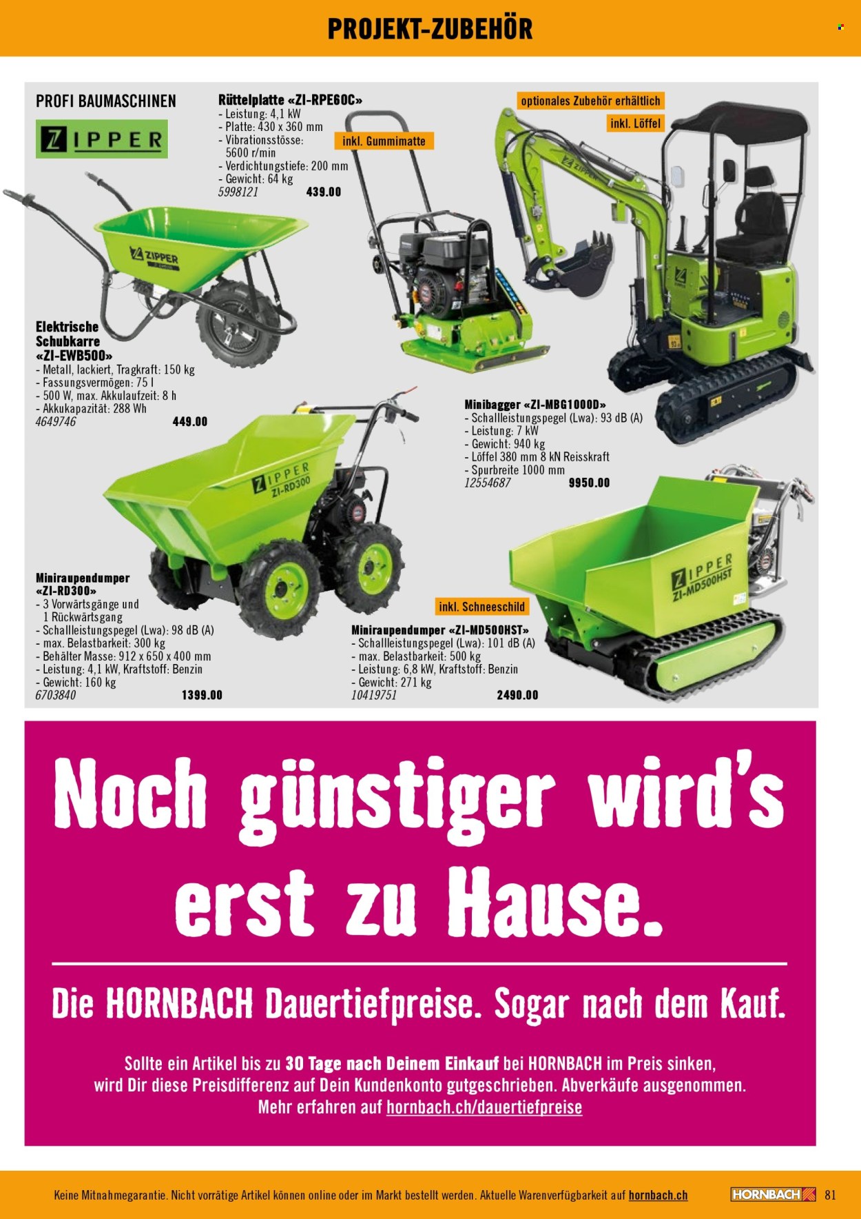 Prospekt Hornbach. Seite 81