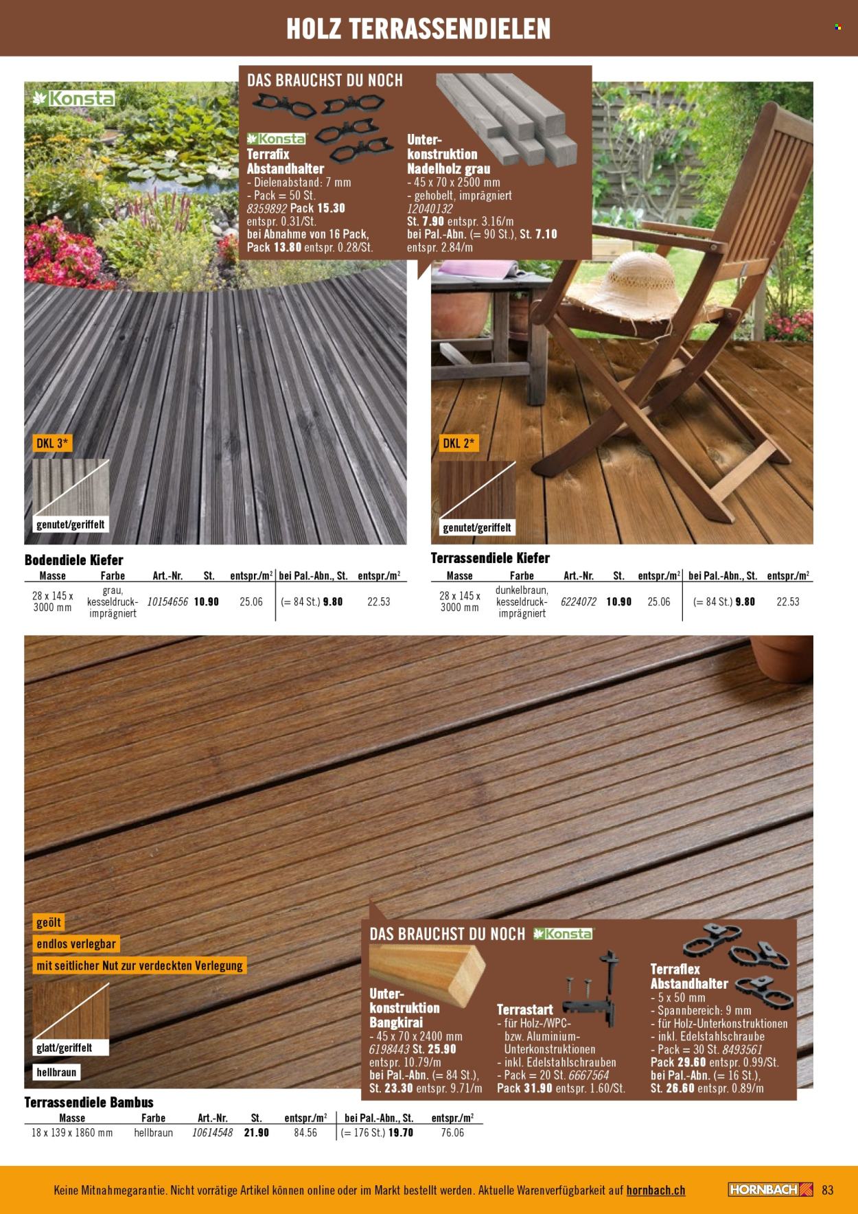 Prospekt Hornbach. Seite 83