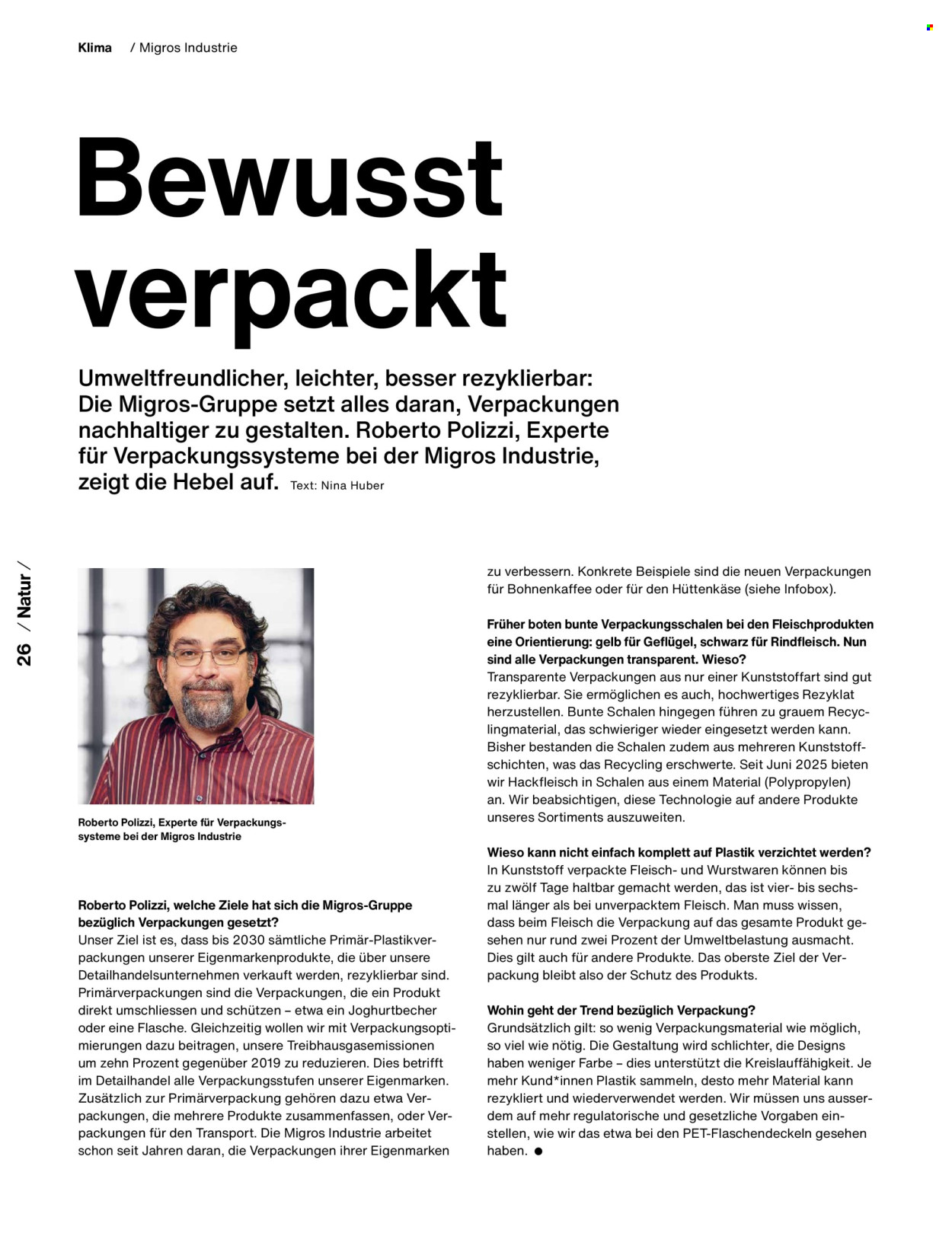 Prospekt Migros. Seite 28