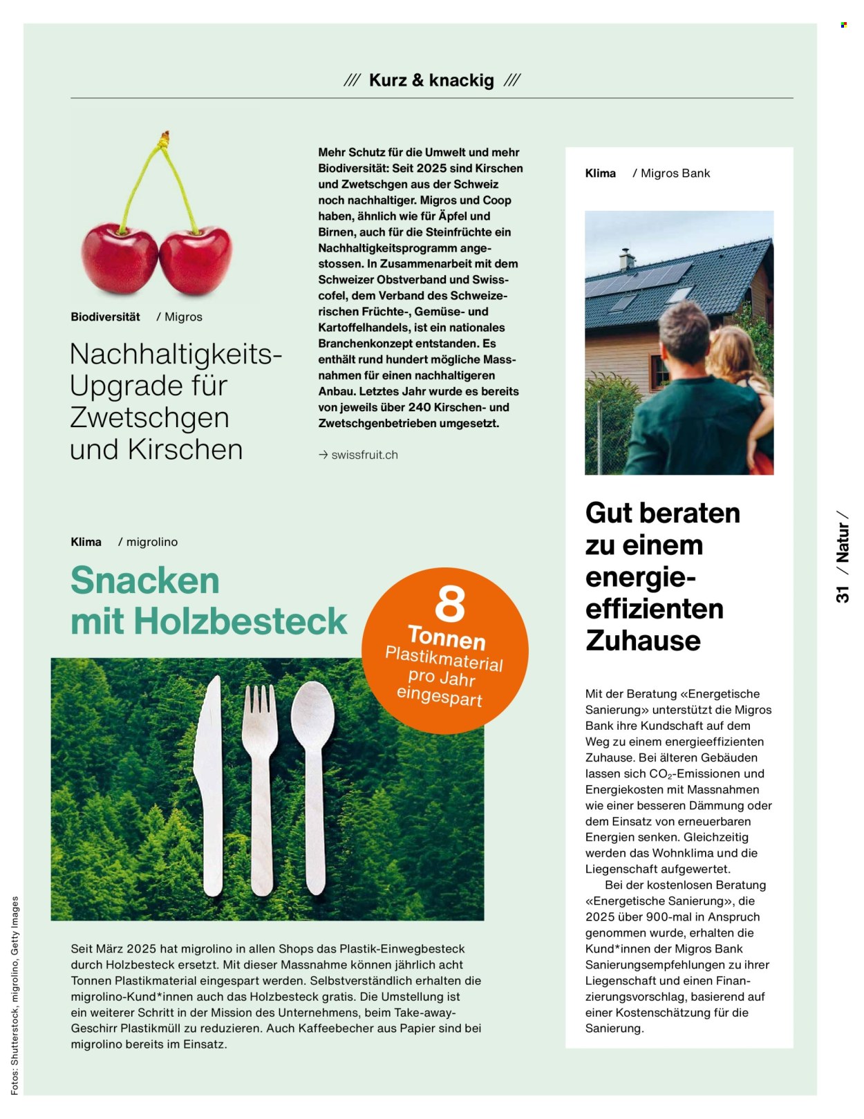 Prospekt Migros. Seite 33