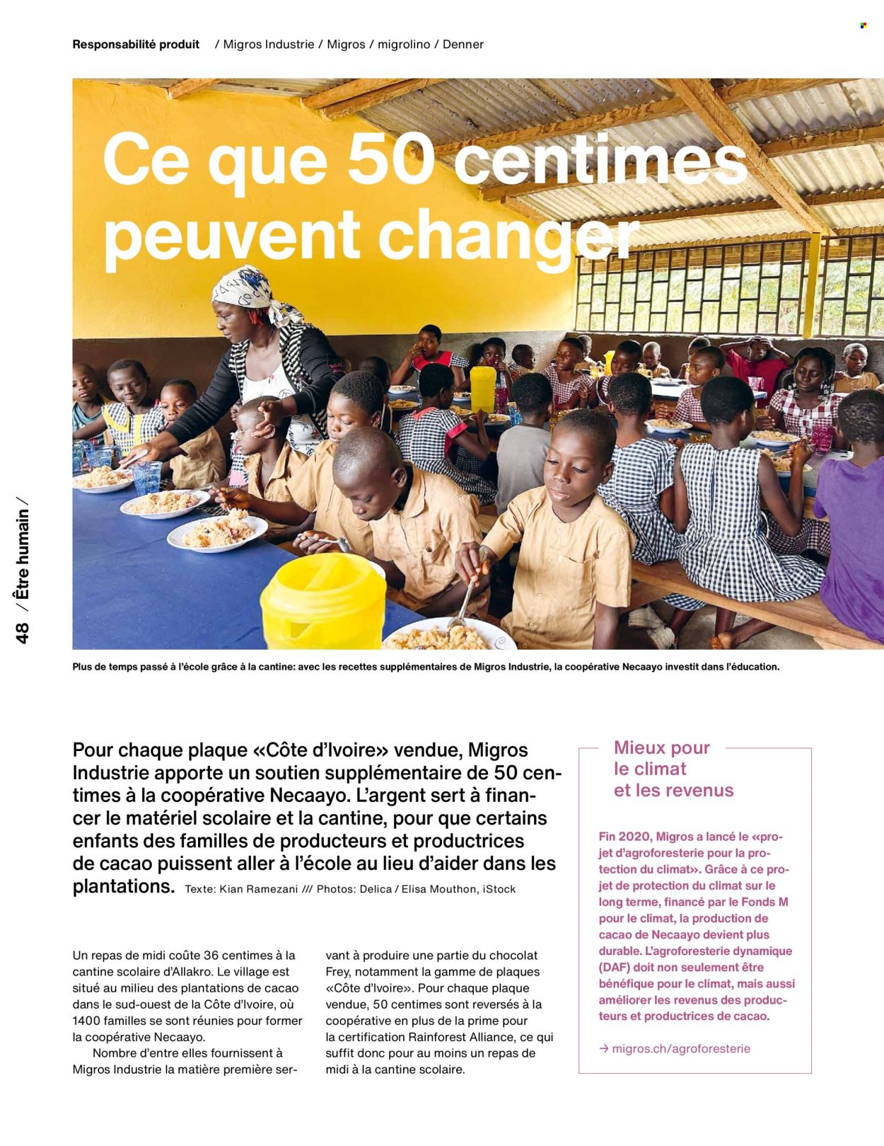 Prospekt Migros. Seite 50