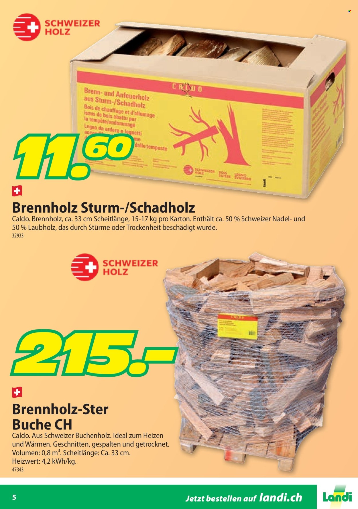 Prospekt Landi. Seite 5