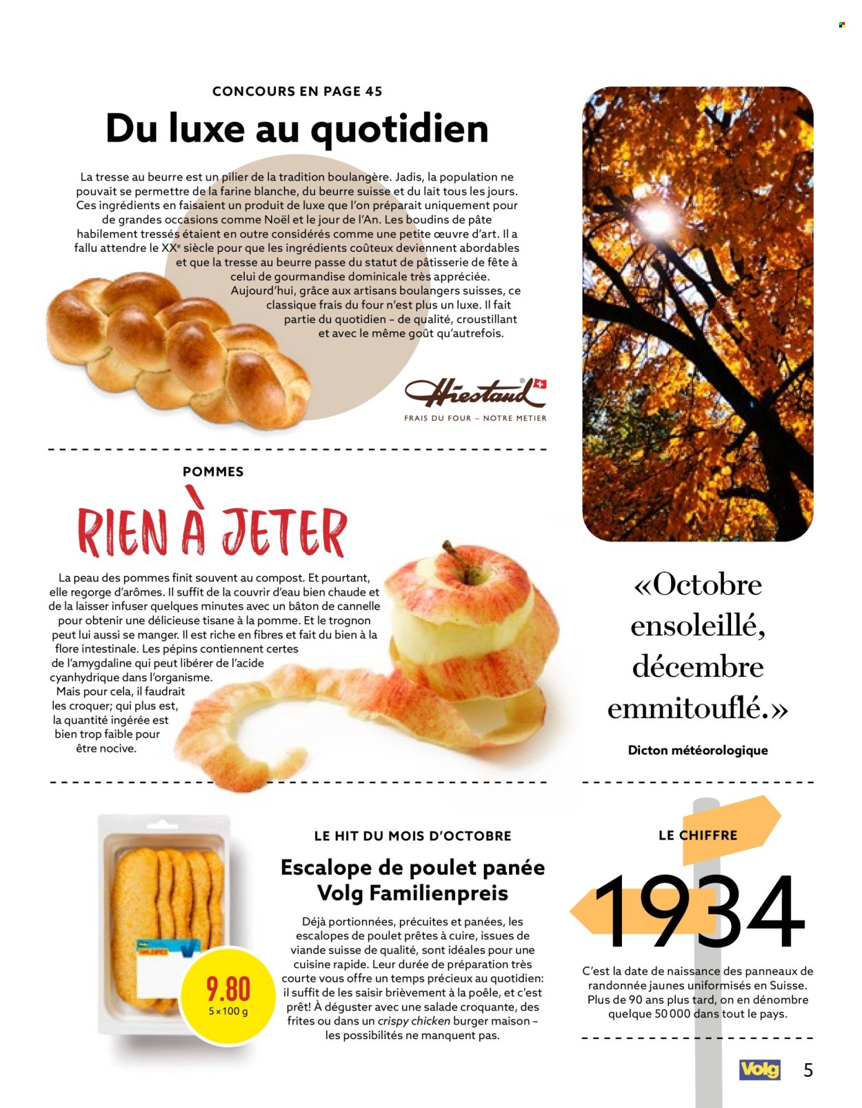 Prospekt Volg - 1.10.2026 - 31.10.2026. Seite 5