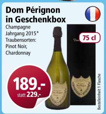 Dom Pérignon in Geschenkbox