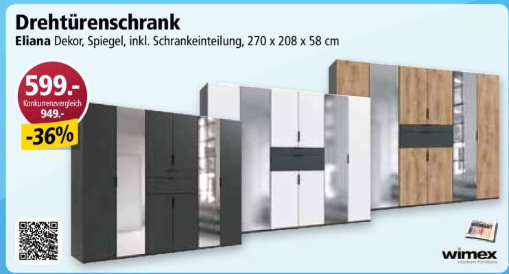 Drehtürenschrank