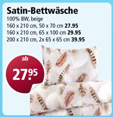 Satin-Bettwäsche