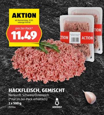 Hackfleisch gemischt