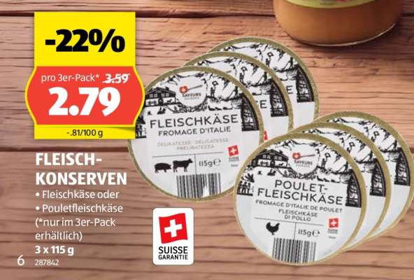 FLEISCHKONSERVEN
