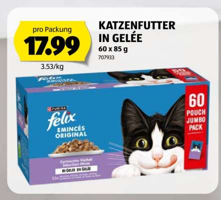 KATZENFUTTER IN GELEE