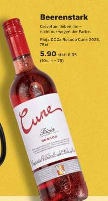 Rioja DOCa Rosado Cune 2025, 75 cl