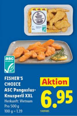 FISHER’S CHOICE ASC Pangasius-Knusperli XXL