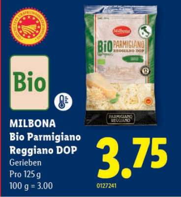 MILBONA Bio Parmigiano Reggiano DOP