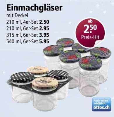 Einmachgläser