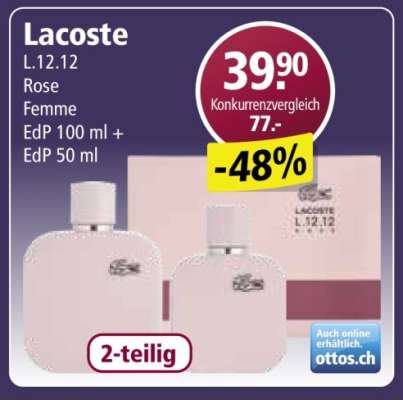Lacoste L.12.12 Rose Femme