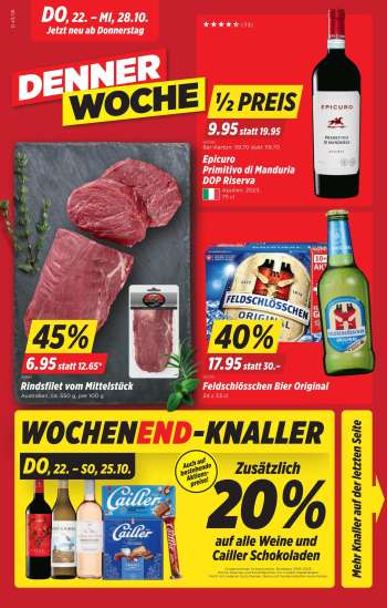 Prospekte Denner - 22.10.2026 - 28.10.2026.