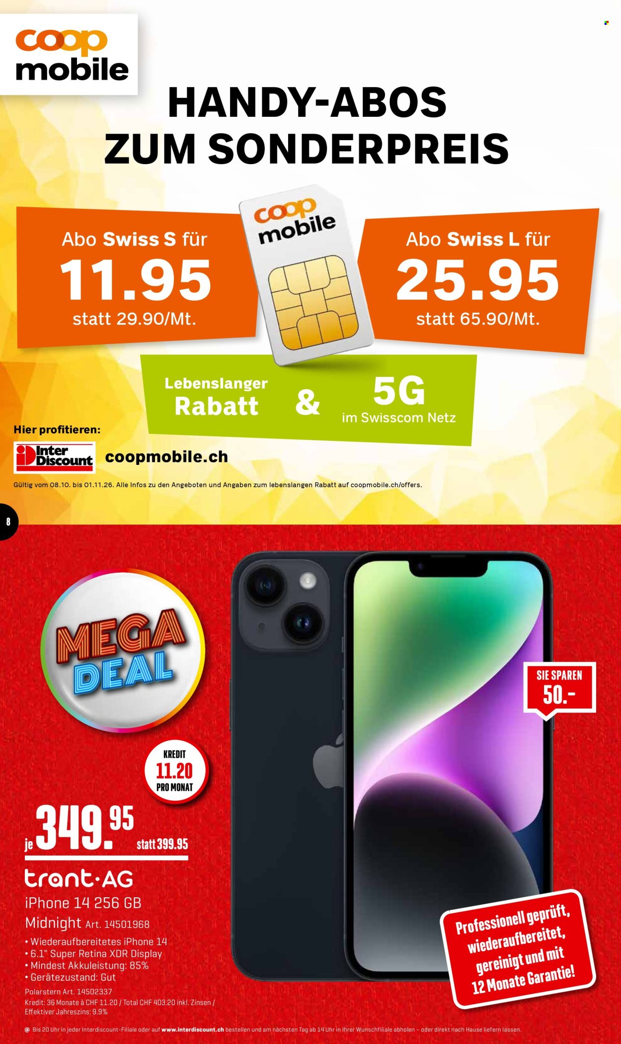 Prospekt Interdiscount - 19.10.2026 - 8.11.2026. Seite 8
