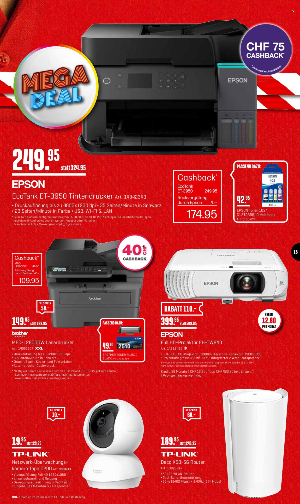 Prospekt Interdiscount - 19.10.2026 - 8.11.2026. Seite 15