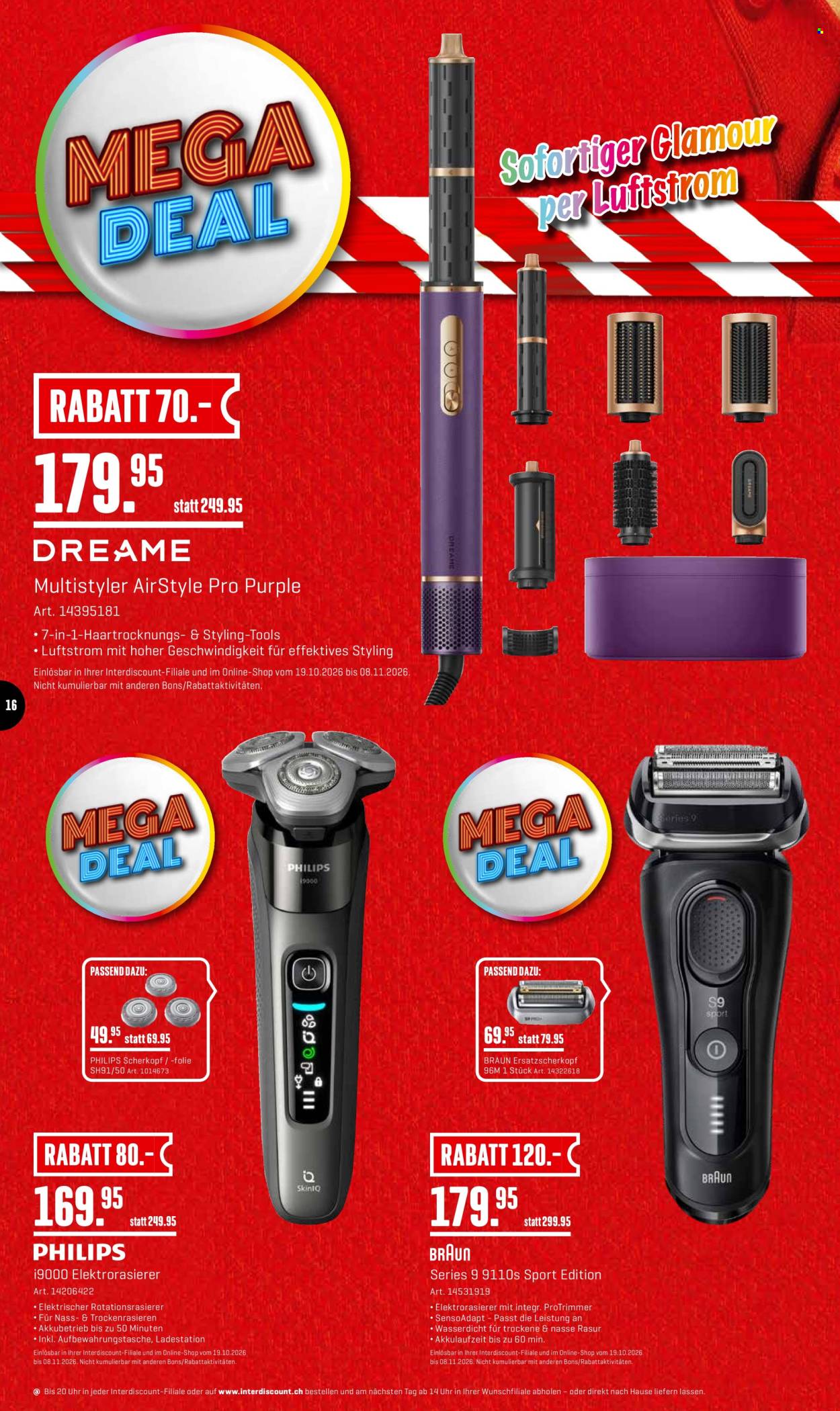 Prospekt Interdiscount - 19.10.2026 - 8.11.2026. Seite 16