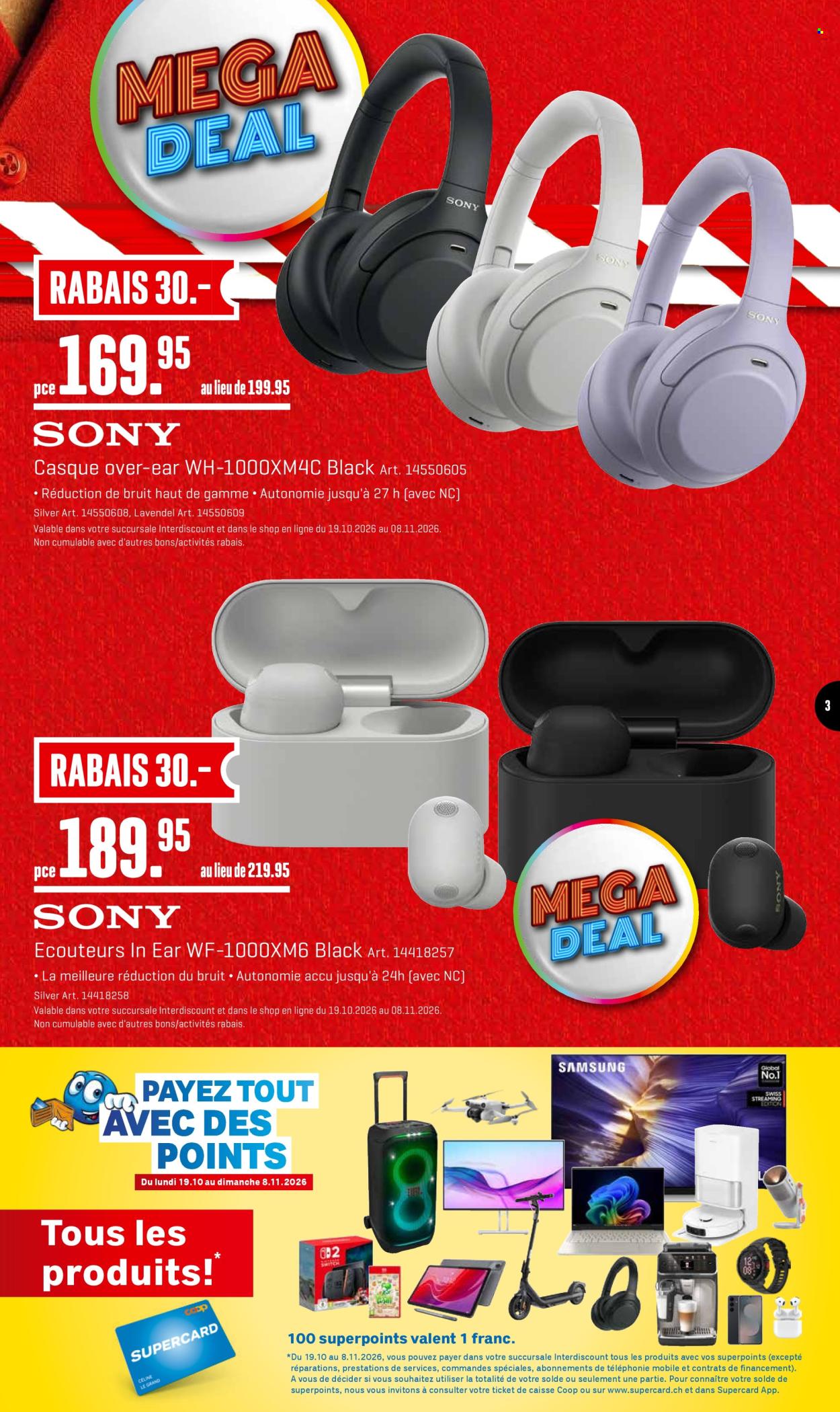 Prospekt Interdiscount - 19.10.2026 - 8.11.2026. Seite 3