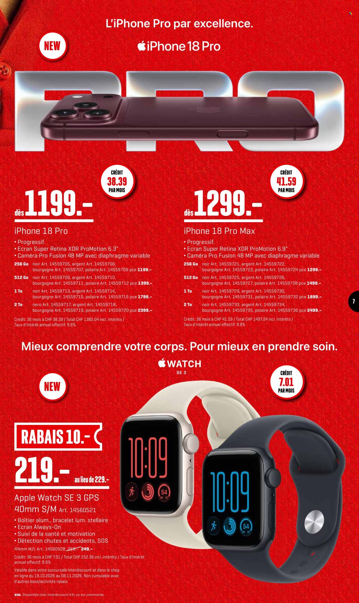 Prospekt Interdiscount - 19.10.2026 - 8.11.2026. Seite 7