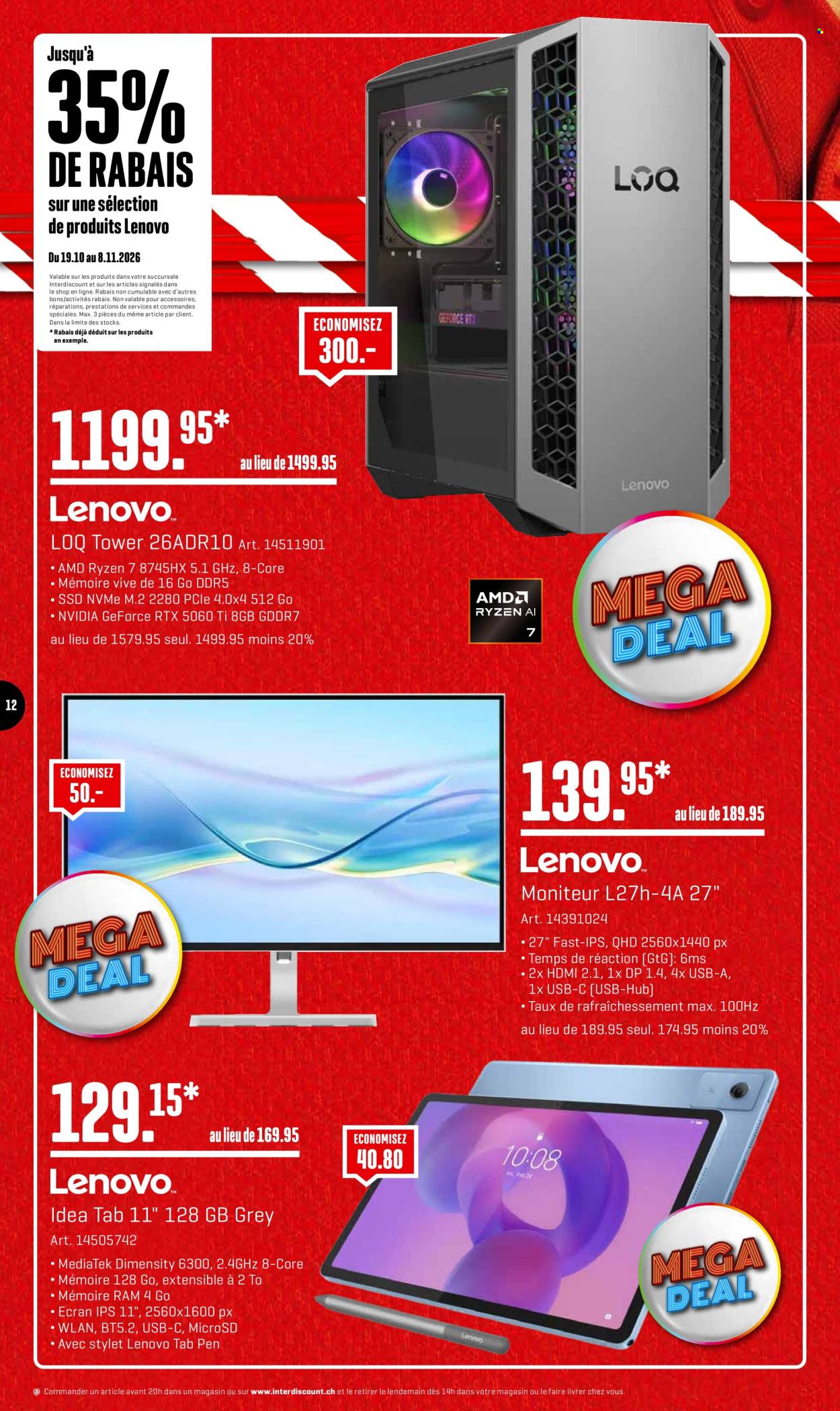 Prospekt Interdiscount - 19.10.2026 - 8.11.2026. Seite 12