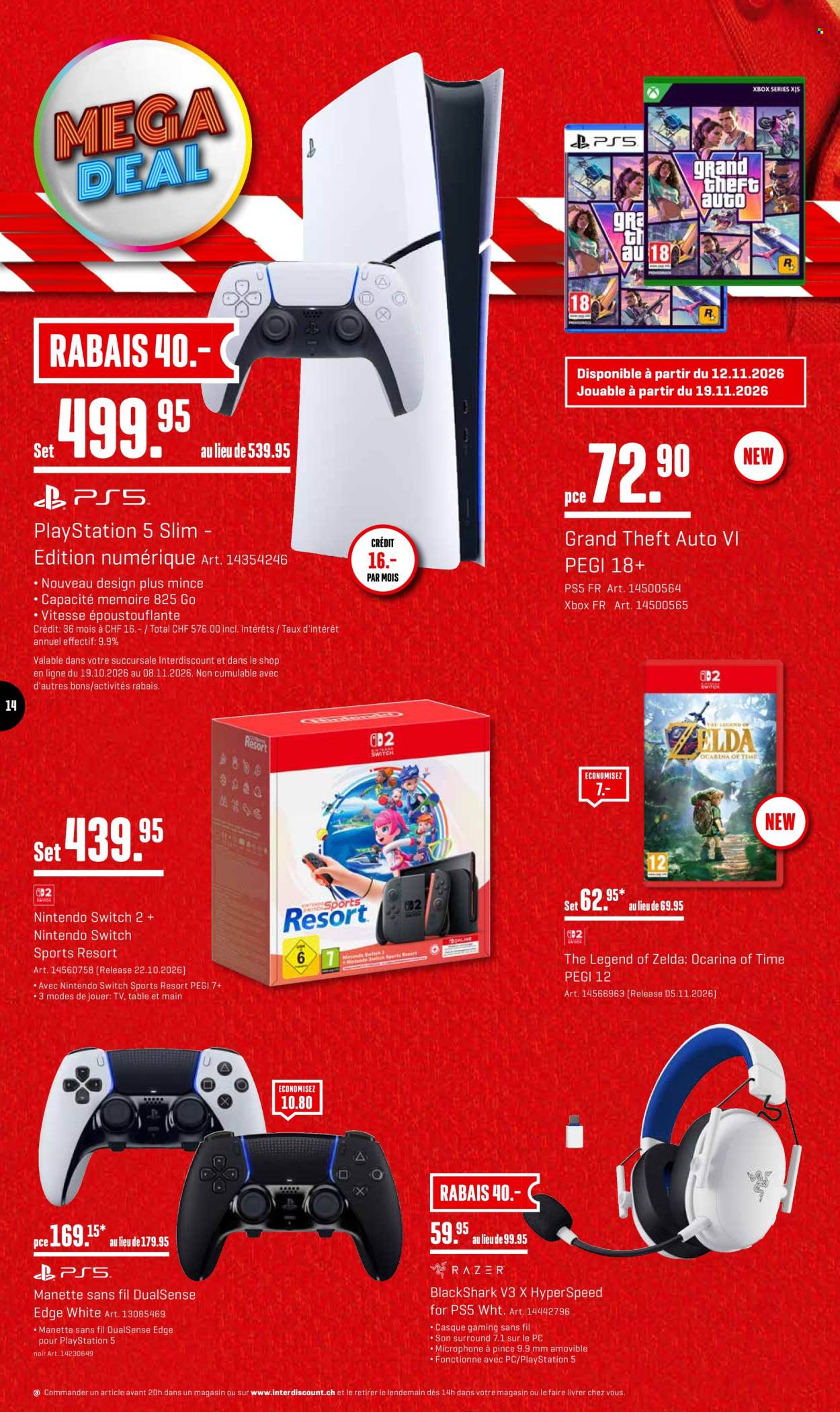 Prospekt Interdiscount - 19.10.2026 - 8.11.2026. Seite 14