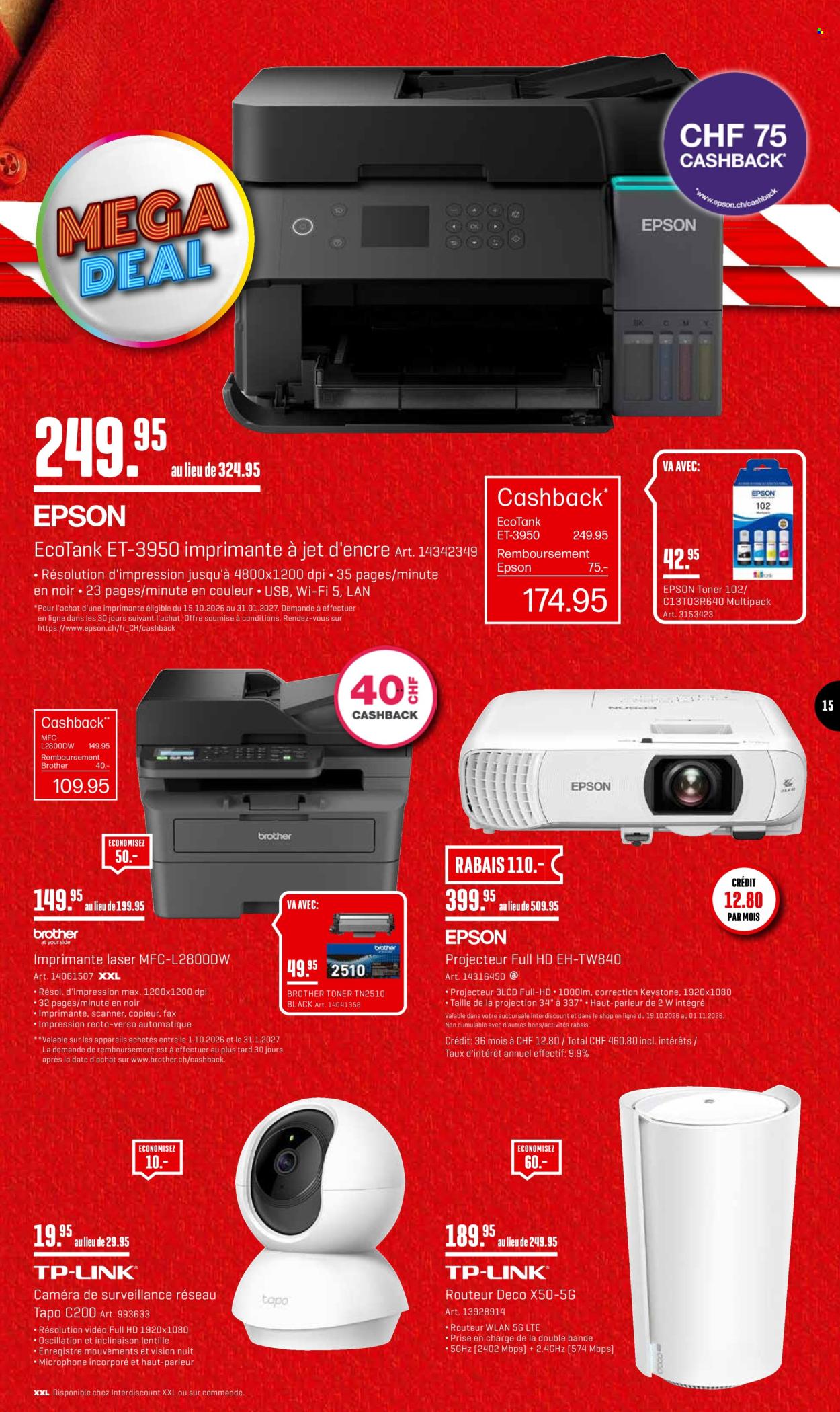Prospekt Interdiscount - 19.10.2026 - 8.11.2026. Seite 15
