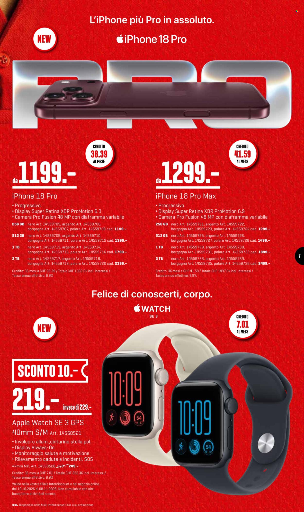 Prospekt Interdiscount - 19.10.2026 - 8.11.2026. Seite 7