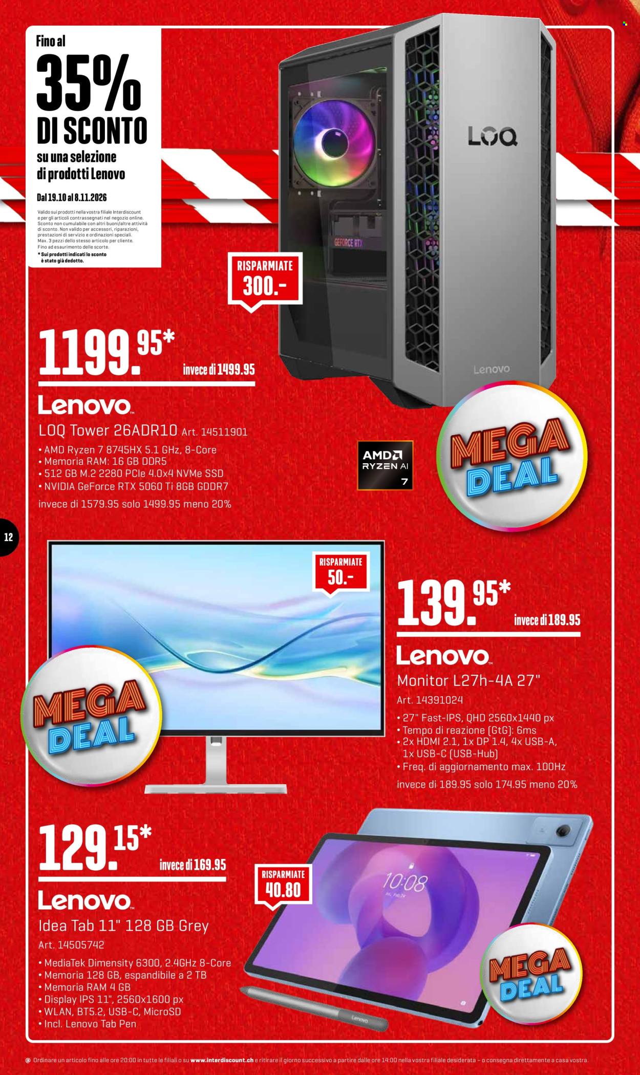 Prospekt Interdiscount - 19.10.2026 - 8.11.2026. Seite 12