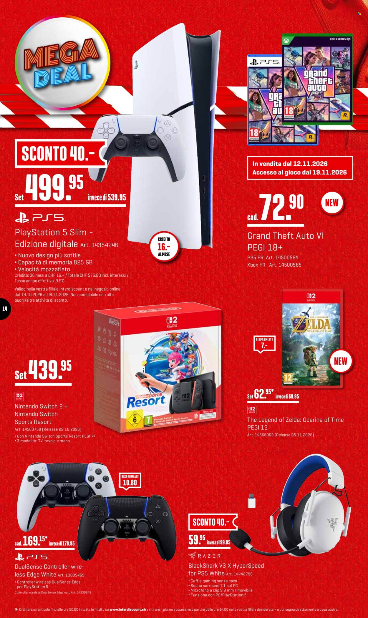Prospekt Interdiscount - 19.10.2026 - 8.11.2026. Seite 14