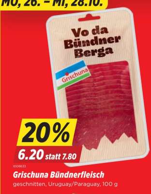 Grischuna Bündnerfleisch