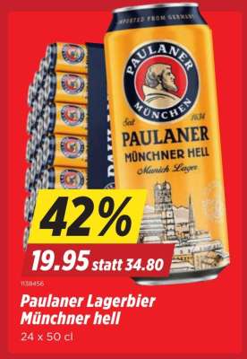 Paulaner Lagerbier Münchner hell
