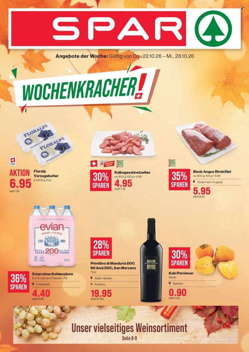 Prospekte SPAR - 22.10.2026 - 28.10.2026.