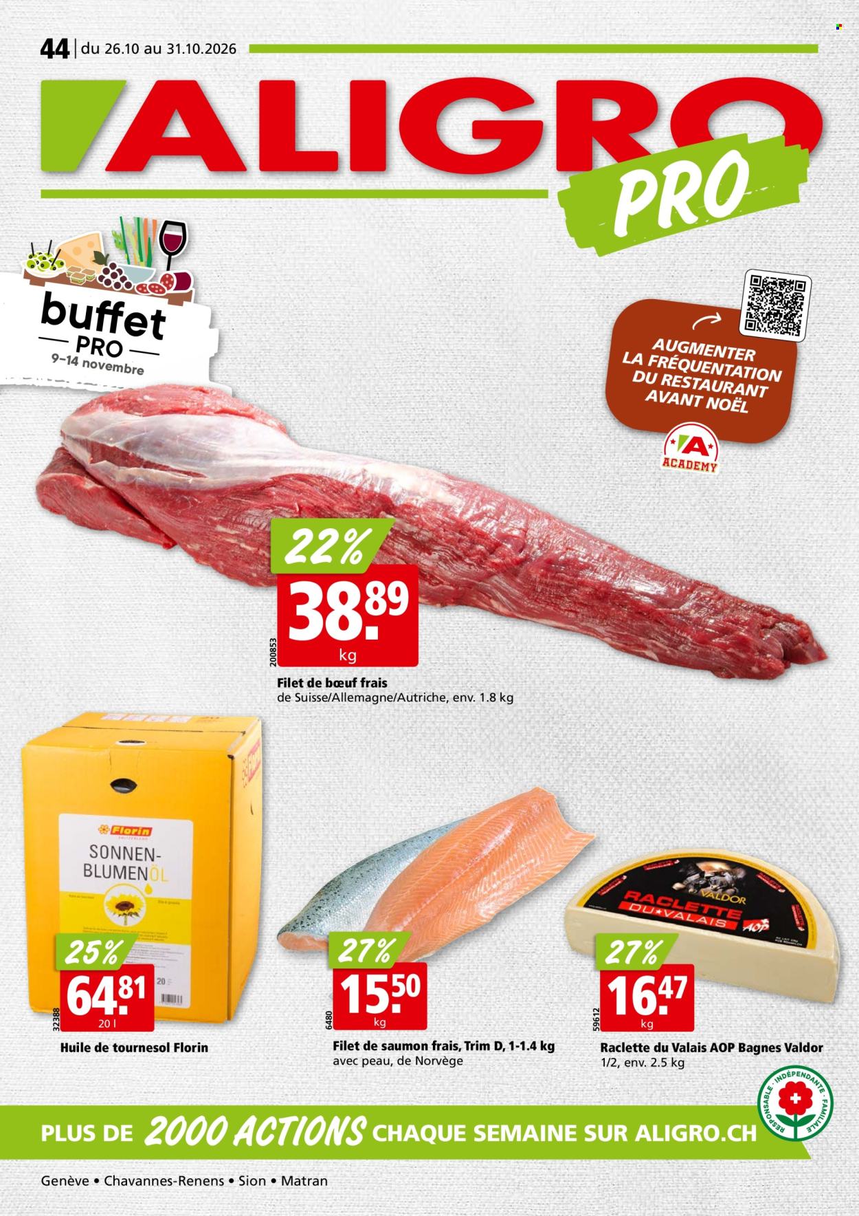 Prospekt ALIGRO - 26.10.2026 - 31.10.2026. Seite 1