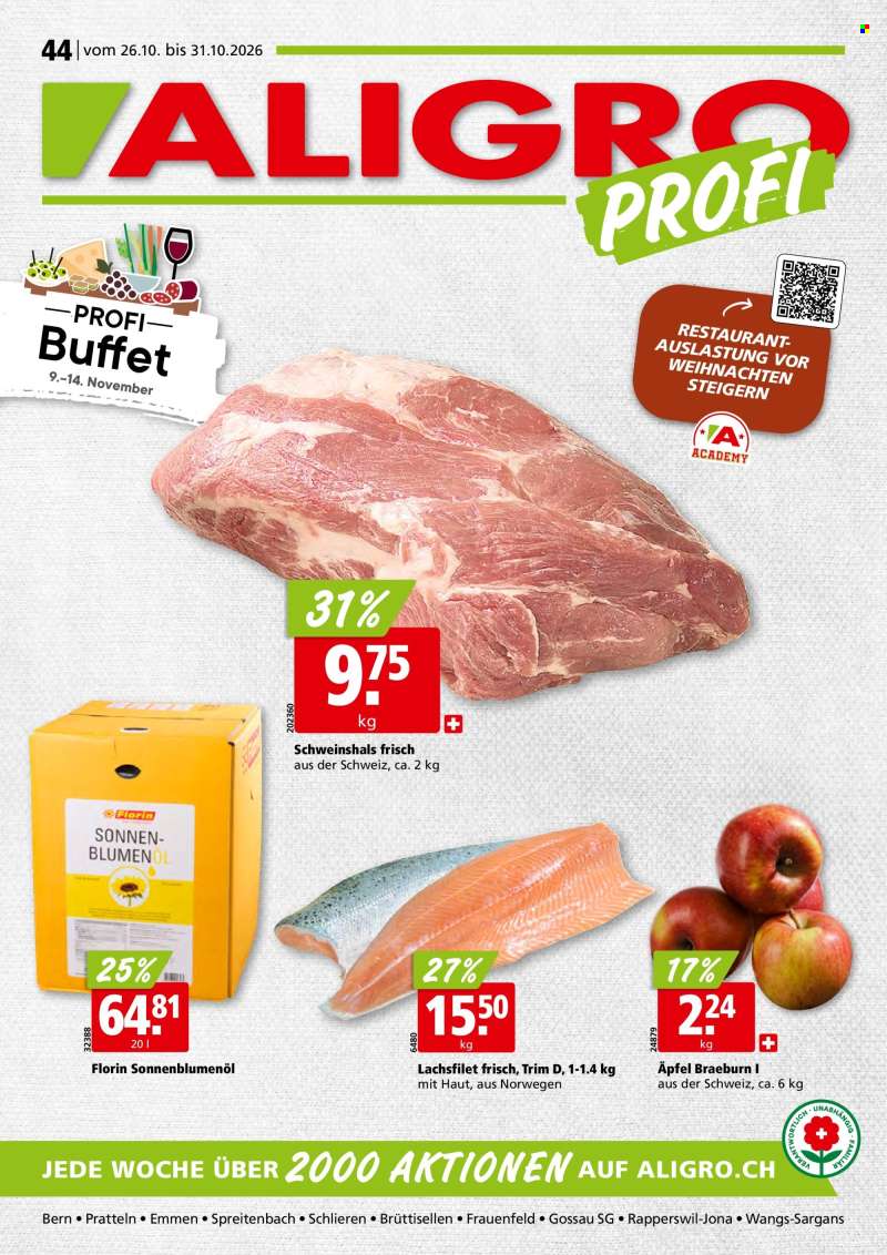 Prospekte ALIGRO - 26.10.2026 - 31.10.2026.