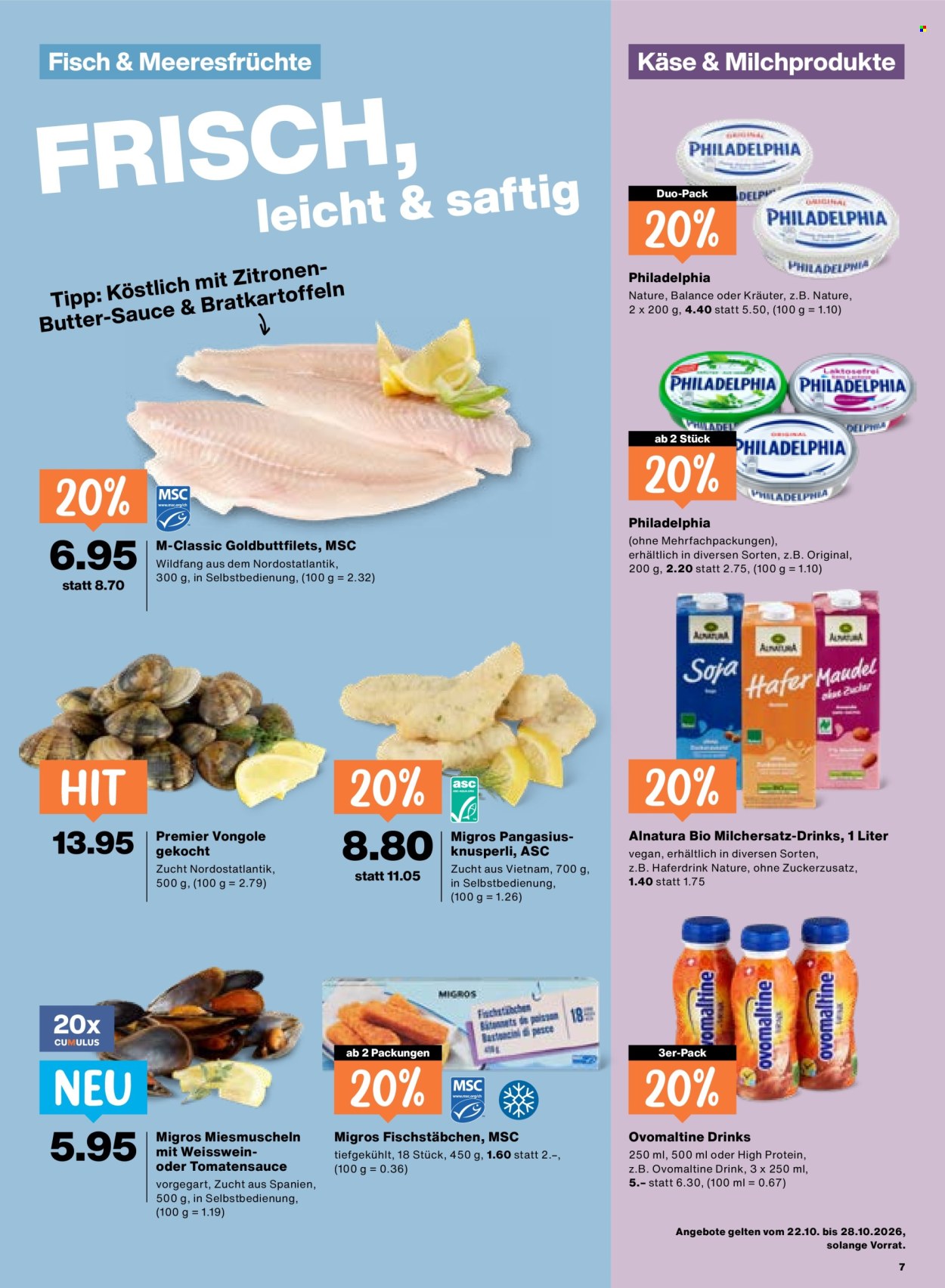 Prospekt Migros - 22.10.2026 - 28.10.2026. Seite 7