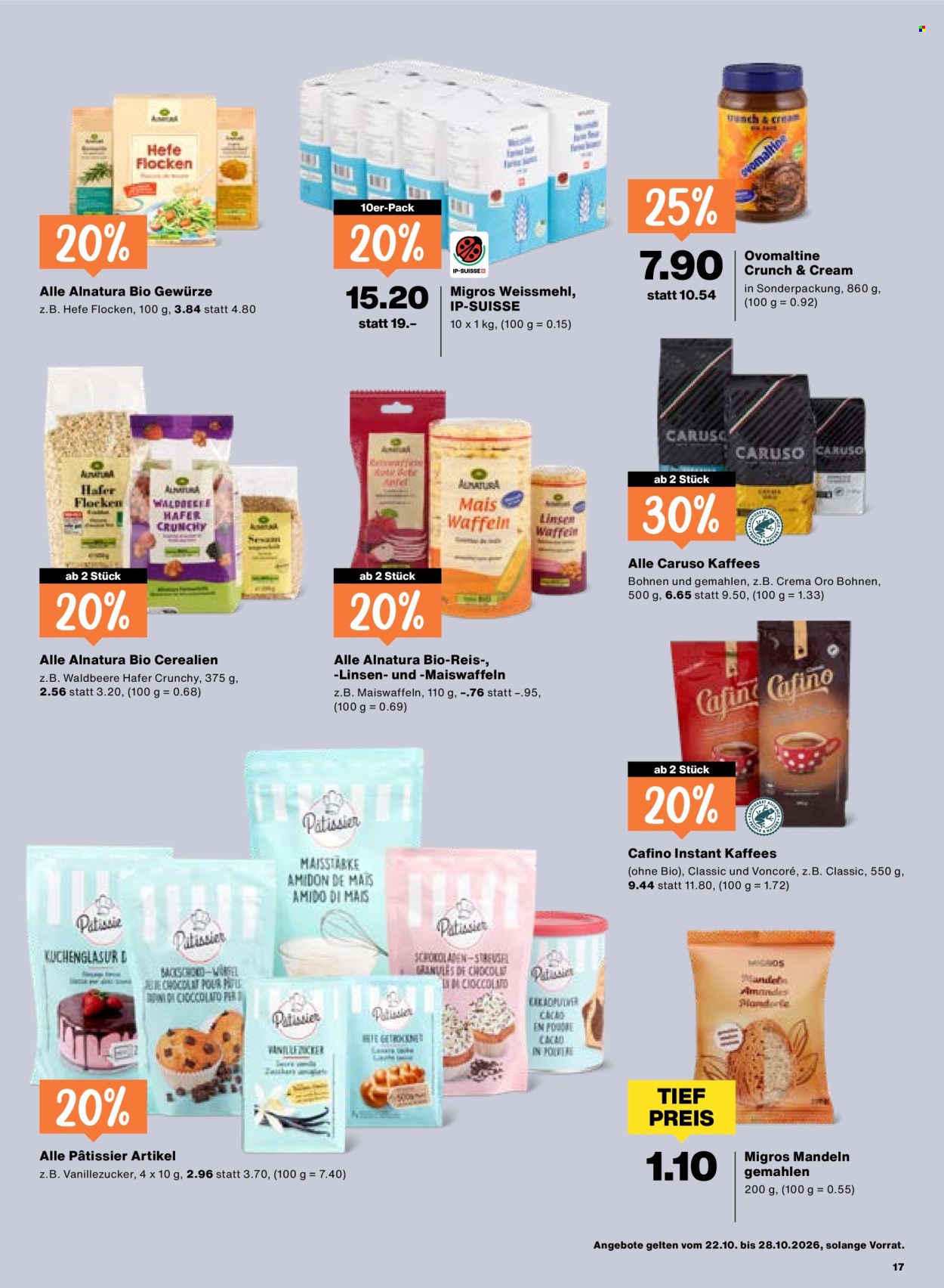 Prospekt Migros - 22.10.2026 - 28.10.2026. Seite 17