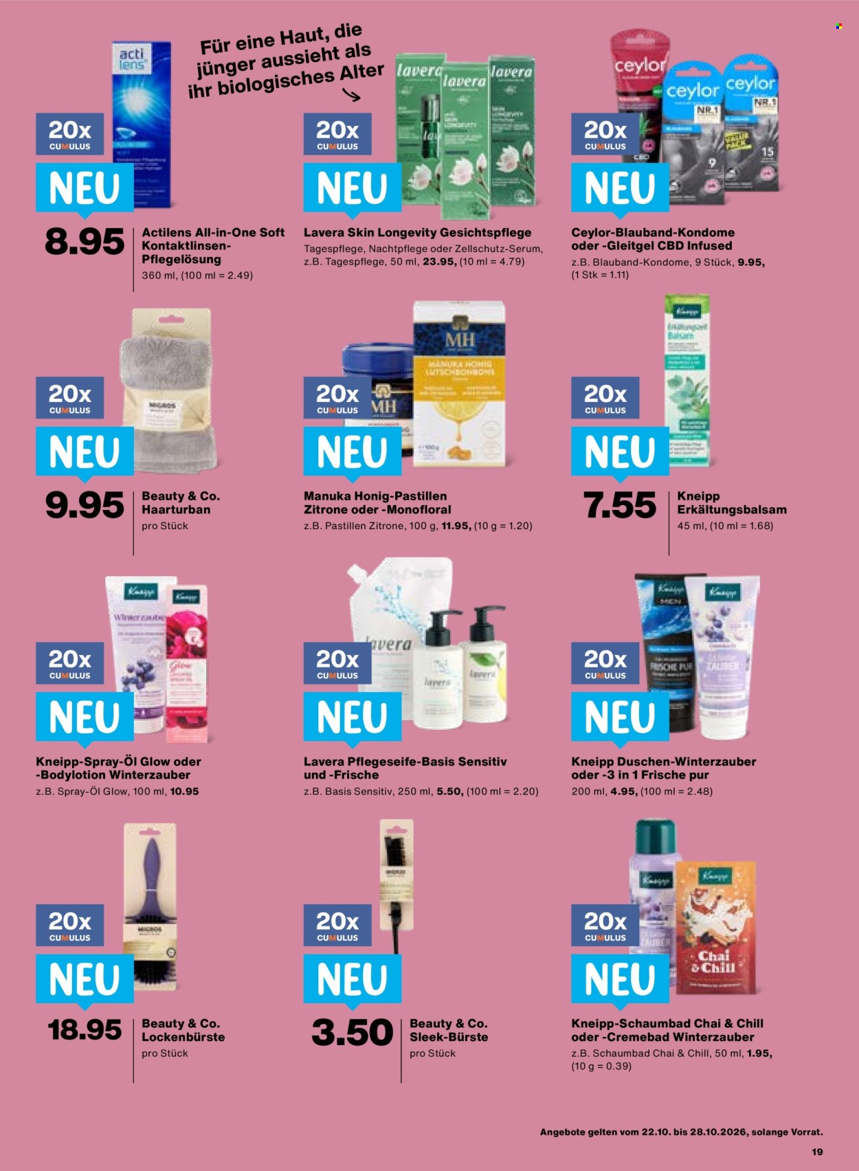 Prospekt Migros - 22.10.2026 - 28.10.2026. Seite 19