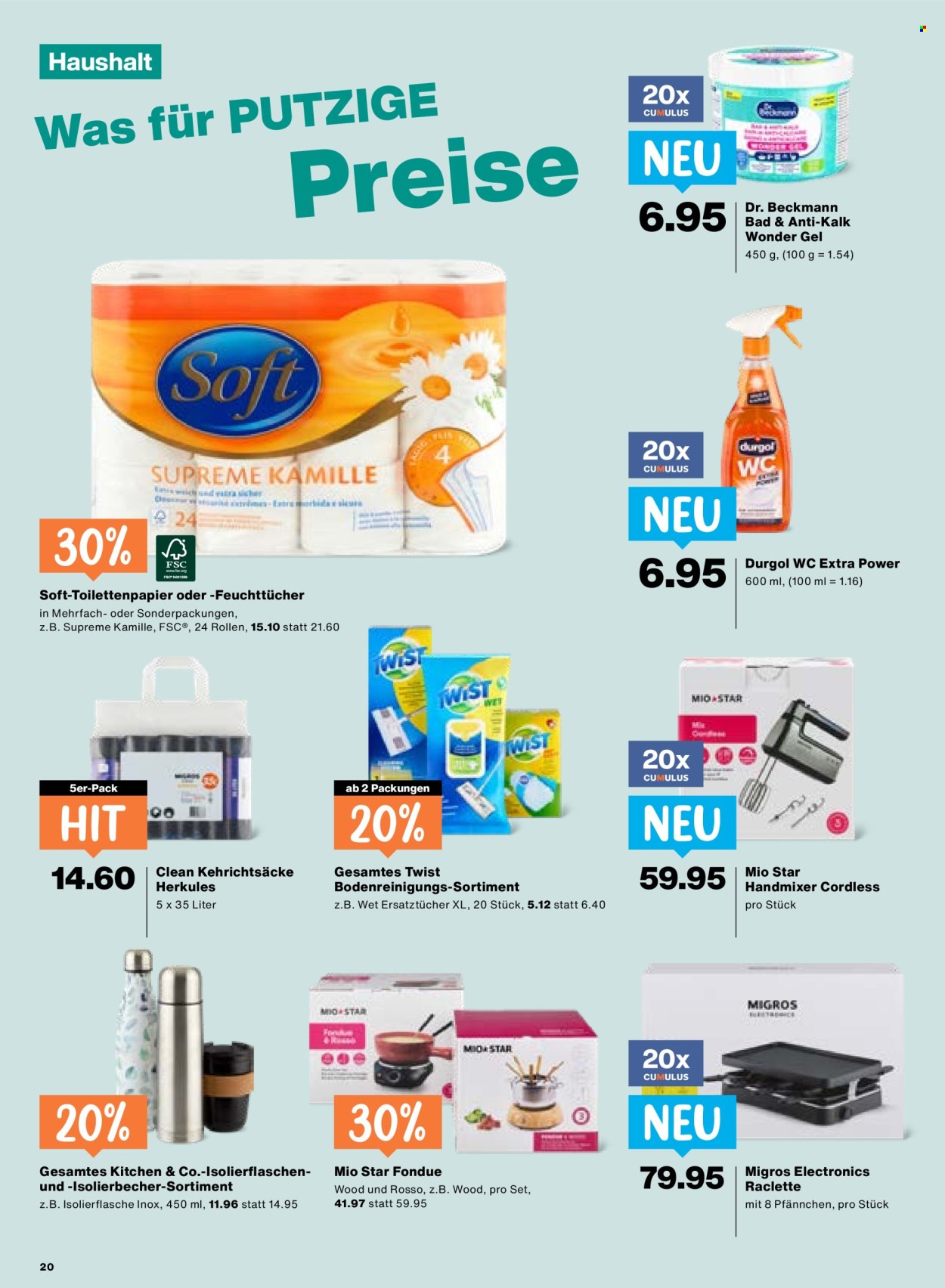 Prospekt Migros - 22.10.2026 - 28.10.2026. Seite 20