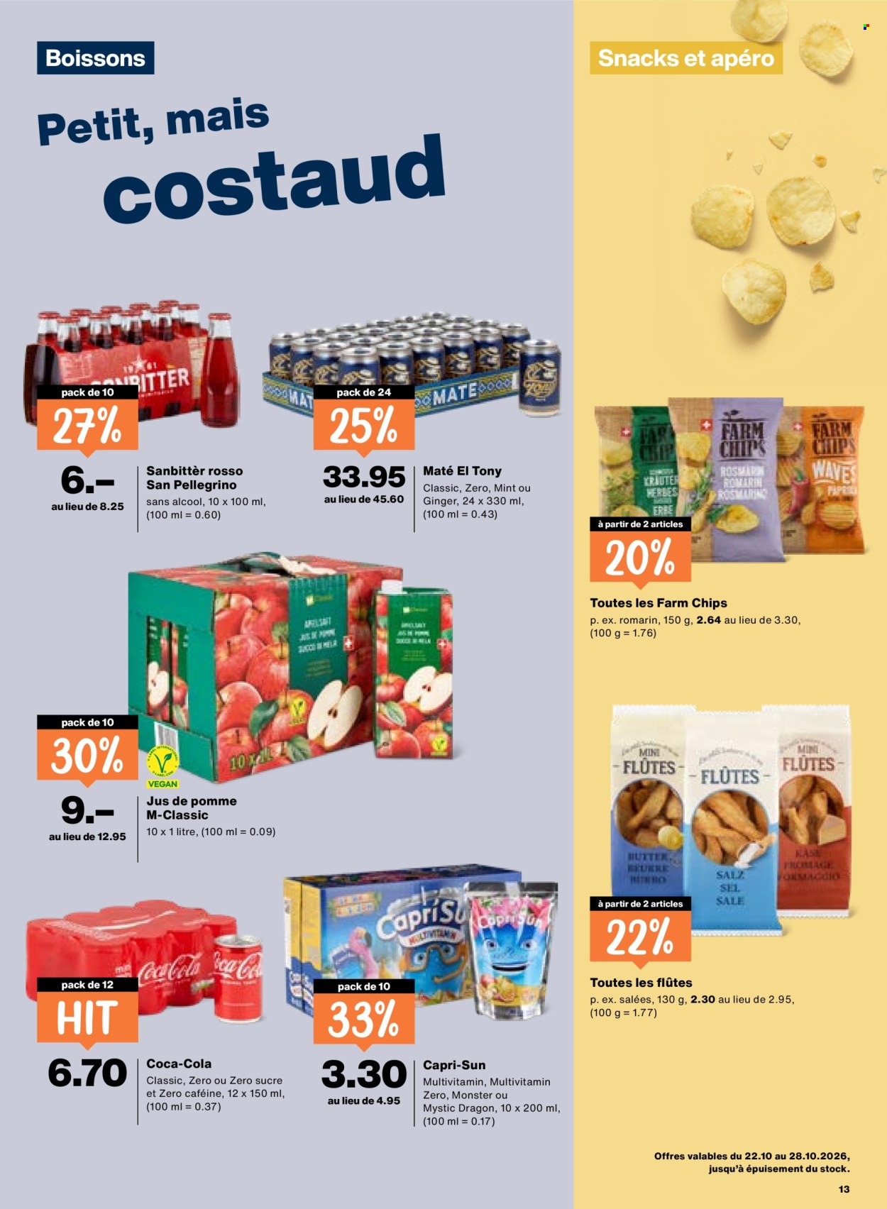 Prospekt Migros - 22.10.2026 - 28.10.2026. Seite 13