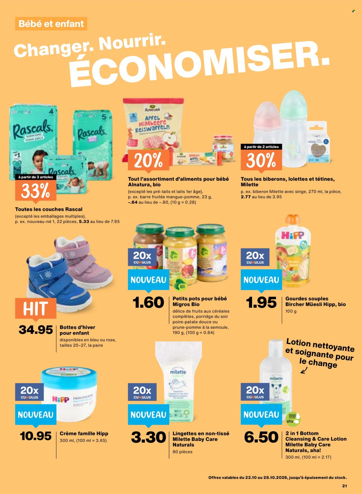 Prospekt Migros - 22.10.2026 - 28.10.2026. Seite 21