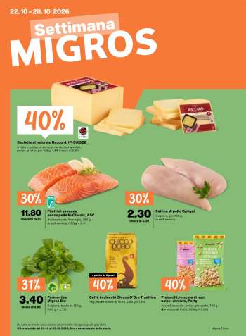 Prospekte Migros - 22.10.2026 - 28.10.2026.