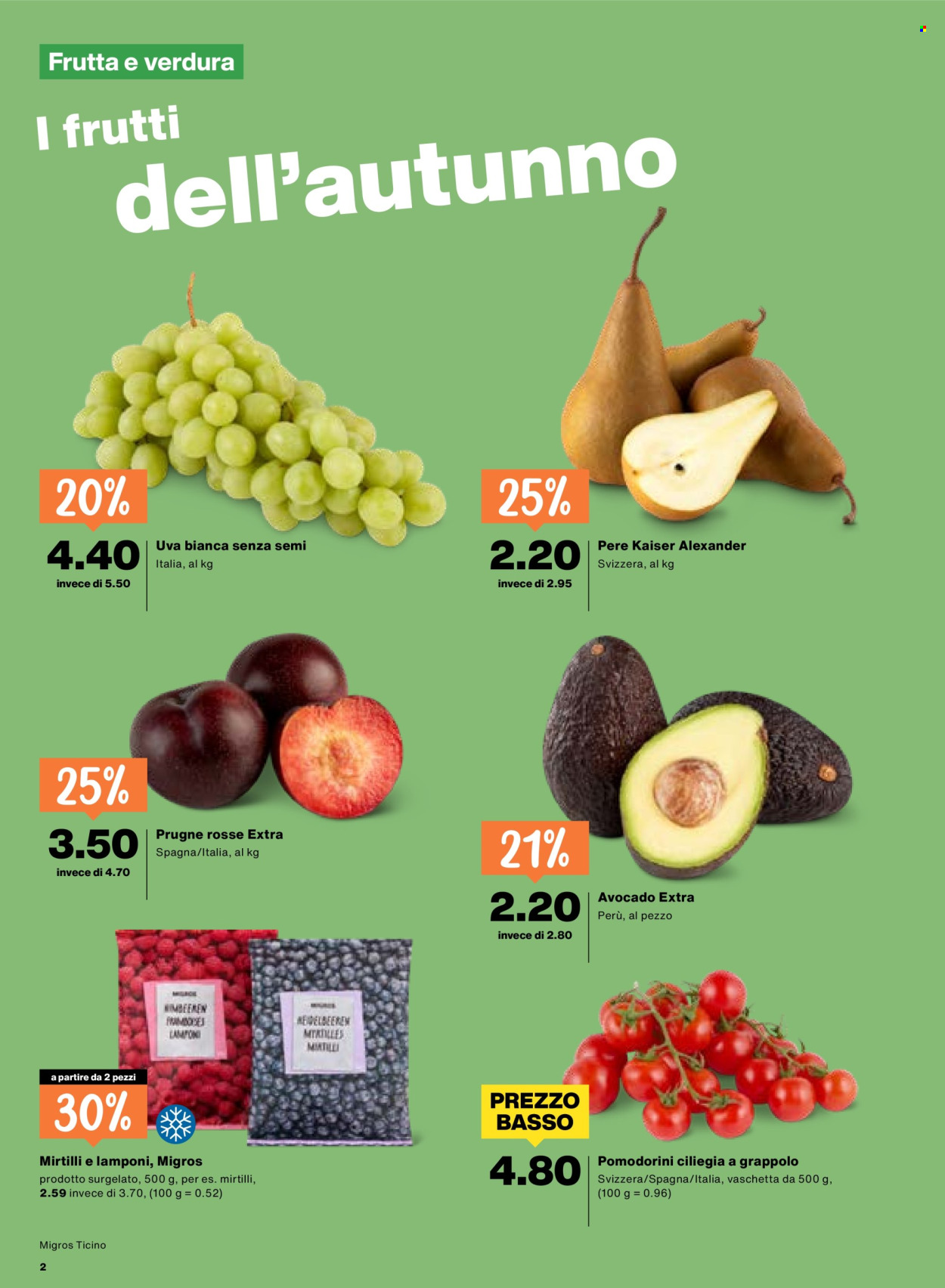 Prospekt Migros - 22.10.2026 - 28.10.2026. Seite 2
