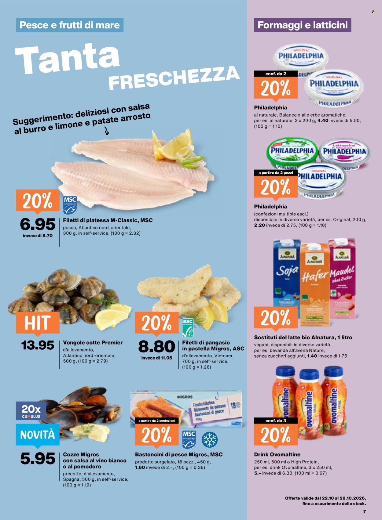 Prospekt Migros - 22.10.2026 - 28.10.2026. Seite 7