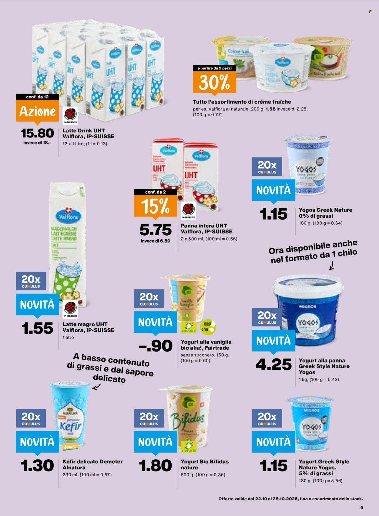 Prospekt Migros - 22.10.2026 - 28.10.2026. Seite 9