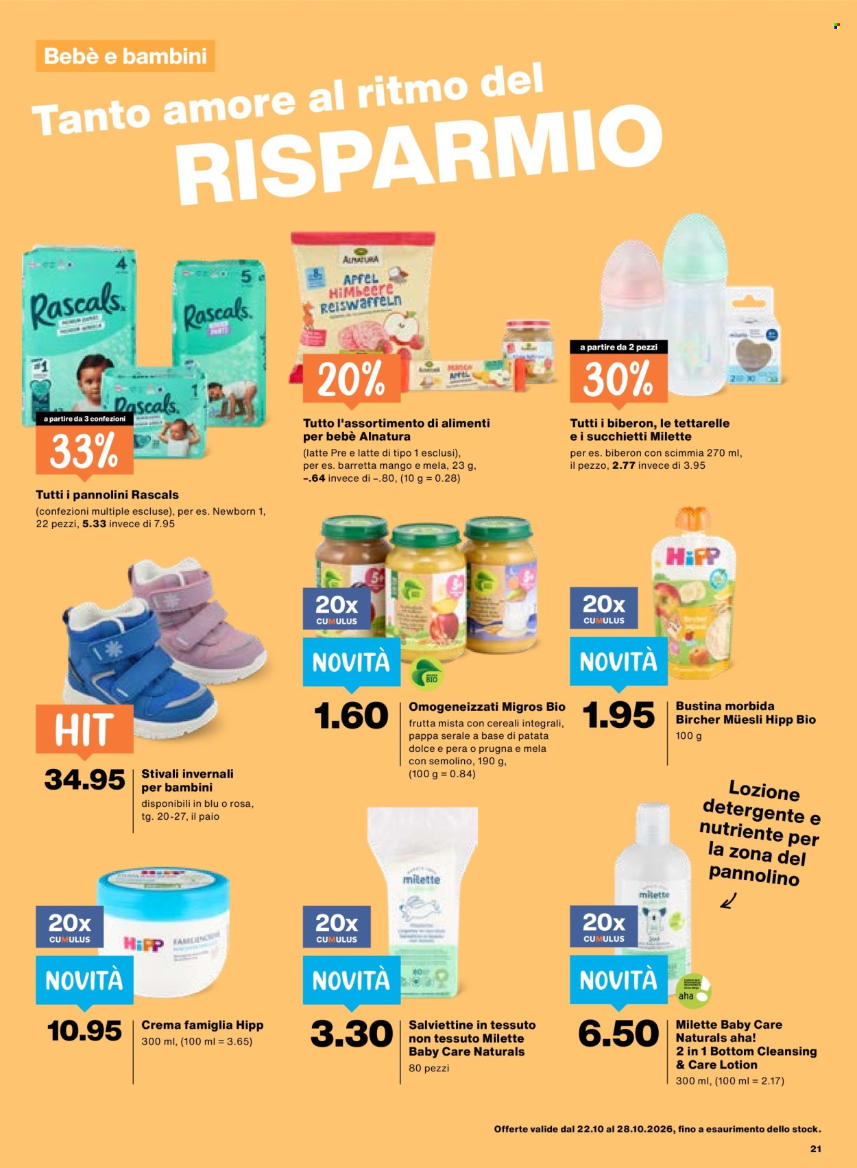 Prospekt Migros - 22.10.2026 - 28.10.2026. Seite 21